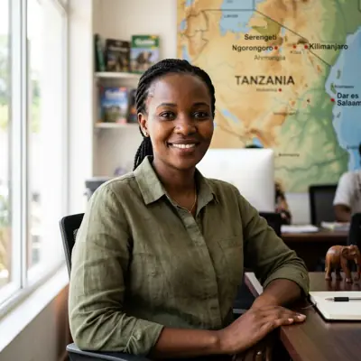 Amina answering traveller questions